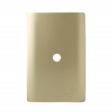 Placa com Furo + Suporte - Novara Dourado